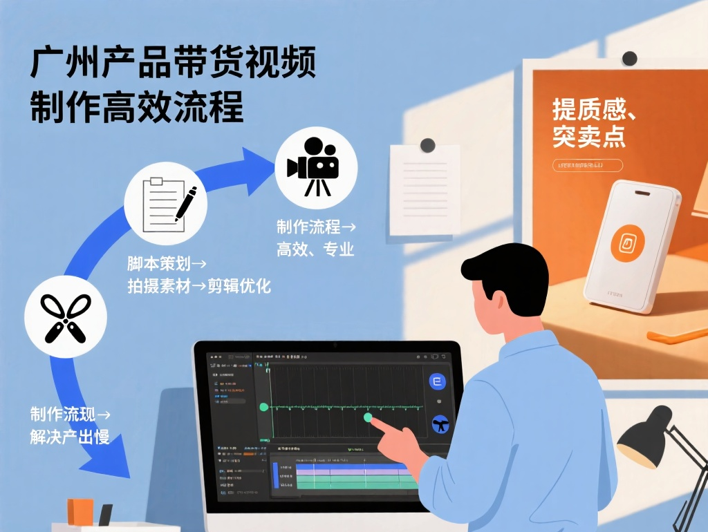 广州产品带货视频制作高效秘籍：解决产出慢、提质感、突卖点！ /宣传片拍摄-企业宣传片拍摄-企业宣传片-三维动画制作-制作宣传片公司-影视公司